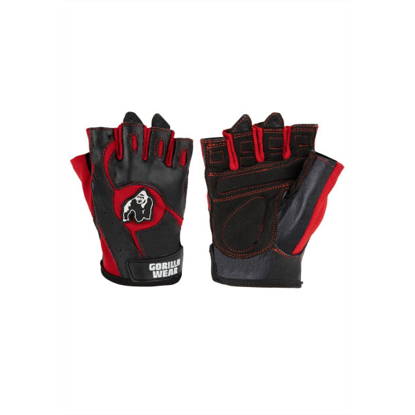 Gorilla Wear Mitchell Training Gloves - Black/Red - S