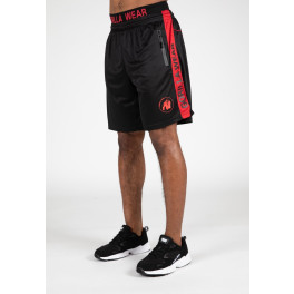 Gorilla Wear Atlanta Shorts - Negro/Rojo - L/XL