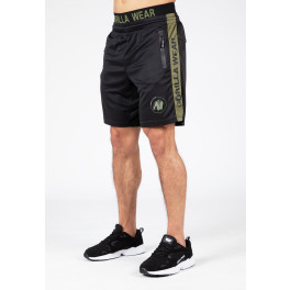 Gorilla Wear Atlanta Shorts - Negro/Verde - 4xl/5xl
