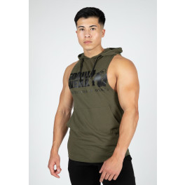 Gorilla Wear Tapa del tanque con capucha de Rogers - Army Green - S