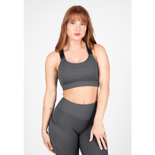 Gorilla Wear Monroe Sports Bra - Gray - XL