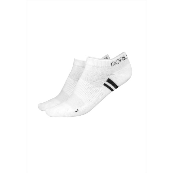 Gorilla Wear Quarter Socks 2-Pack - Wit - EU 35-38
