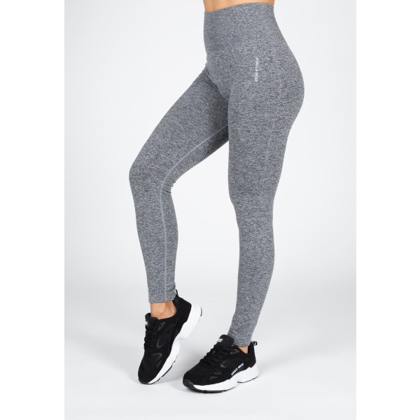 Gorilla Wear Leggings sin costuras de Quincy - Gray Melange - M/L