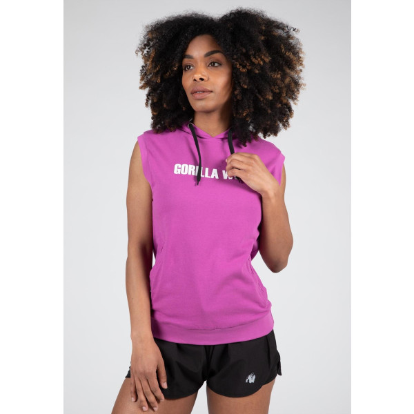 Gorilla Wear Virginia sin capucha sin mangas - Fuchsia - M