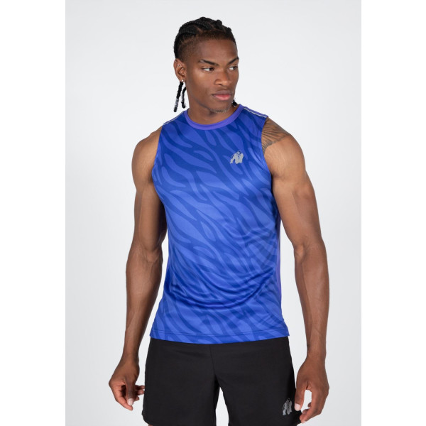 Gorilla Wear Tapa del tanque de Washington - Azul - XL