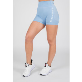 Gorilla Wear Selah shorts sem costura - azul claro - xs/s