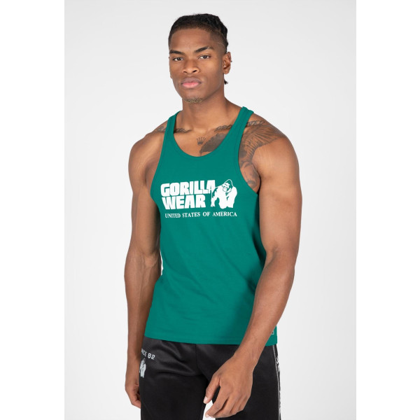Gorilla Wear Classic Tank Top - Teal Green - S