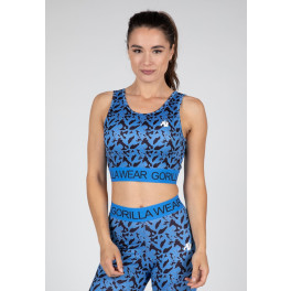 Gorilla Wear Top de cultivo de Osseo - Azul - XS