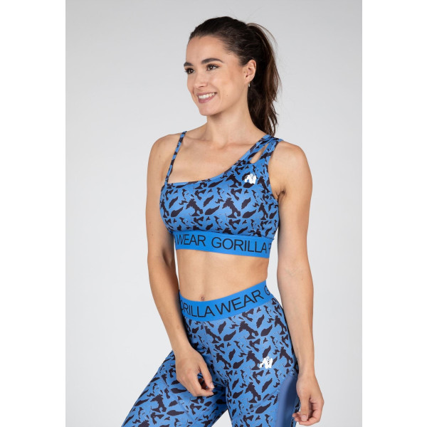 Gorilla Wear Osseo Sports Bra - Blue - XS