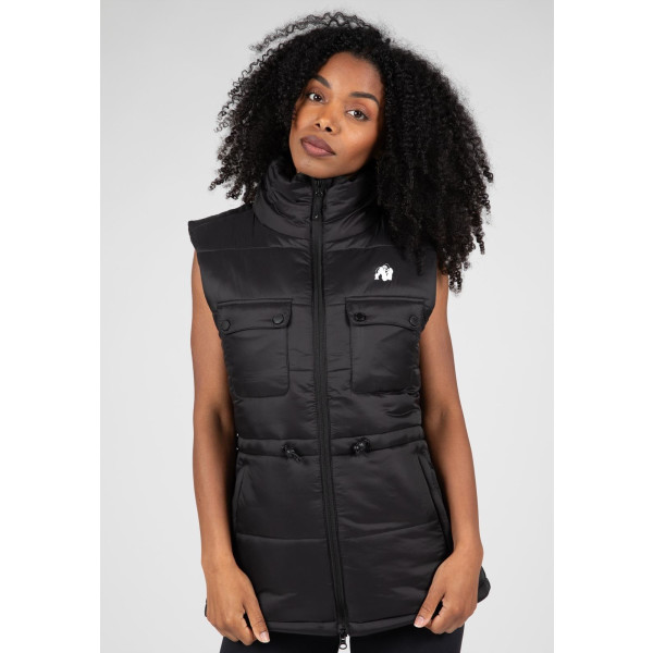 Colete Gorilla Wear da Lucia Puffer - Preto - S