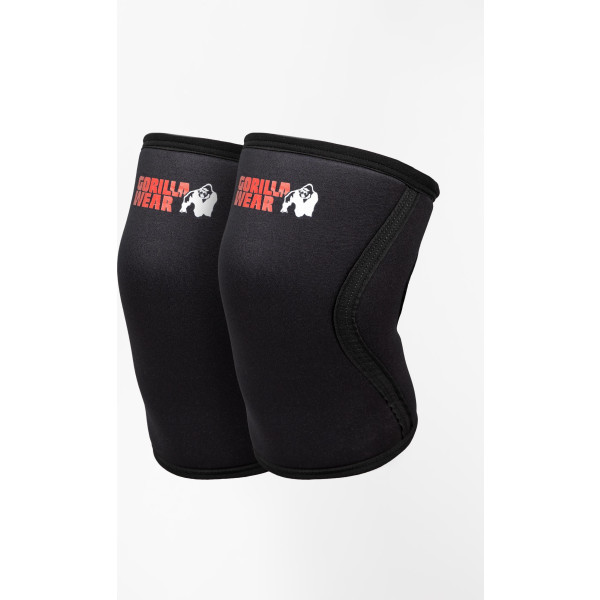 Gorilla Wear 5mm Knee Sleeves - Black - 2xl