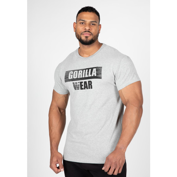 T-Shirt Gorilla Wear Murray - Gris Mélange - 2xl