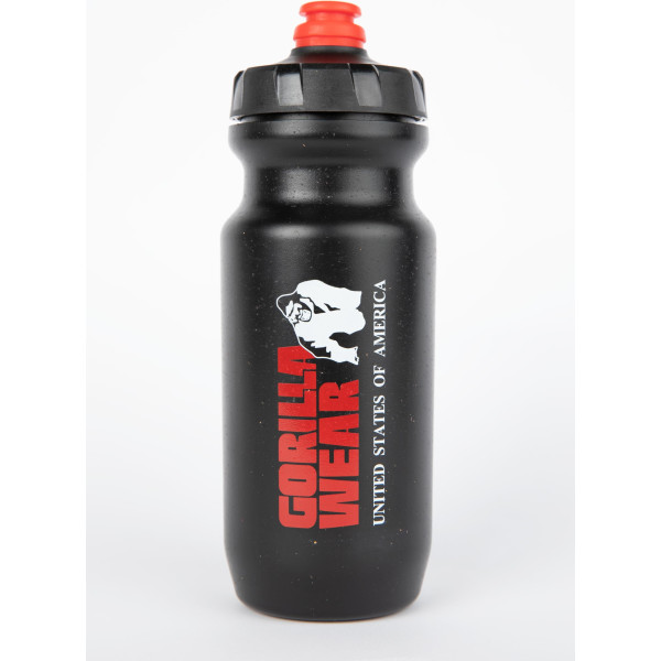 Gorilla Wear Sustainable Grip Trinkflasche 500 ml – Schwarz – Einheitsgröße