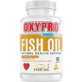 Oxypro Nutrition - Fish Oil (omega 3) - 90 Perlas De 1000mg (altísima Cantidad De Epa. Dha Y Extracto De Tocoferol Con Propieda