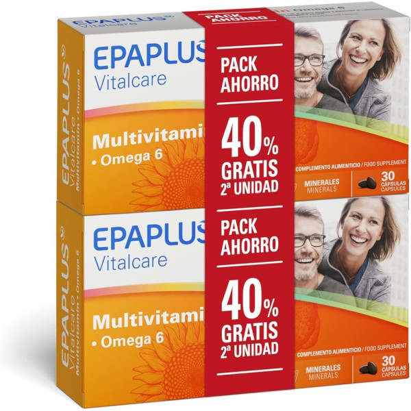 Epaplus Vital Multivitamine 30 + 30 Kapseln