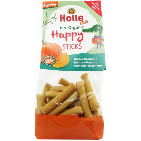 Holle Wheat Sticks with Pumpkin and Rosemary +3 Years 100 Gr