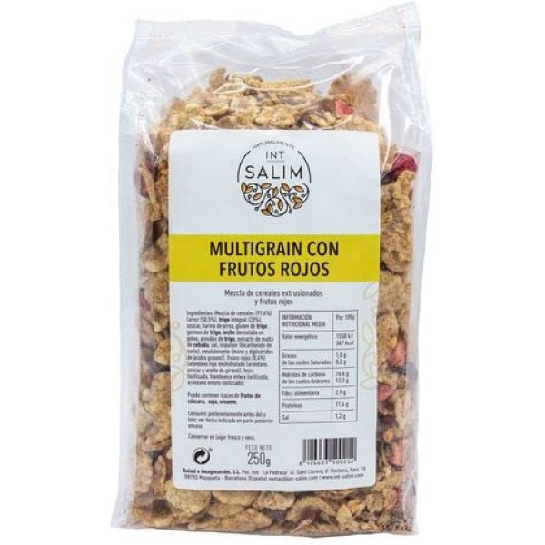 Intsalim Multigrain Frutos Rojos 250 Gr