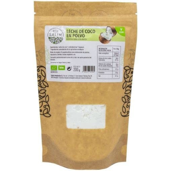 Eco Salim Latte Di Cocco Biologico In Polvere 200 Gr