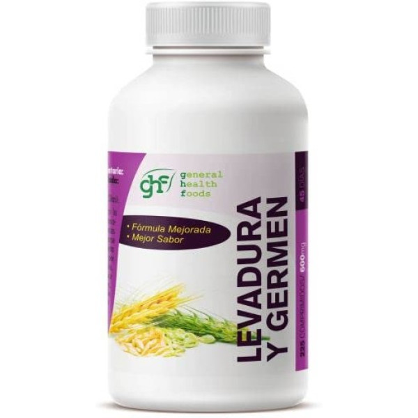 General Health Foods Levure + Germe 600 Mg 225 Comp