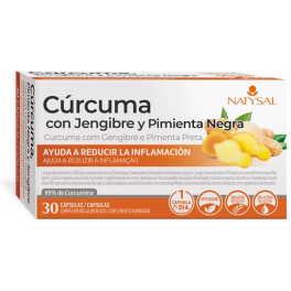 Natysal Curcuma Gingembre et Poivre 30 Caps