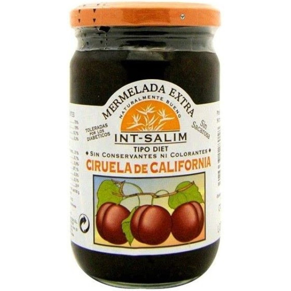 Intsalim Confiture de Prunes Noires Sans Sucre 325 Gr