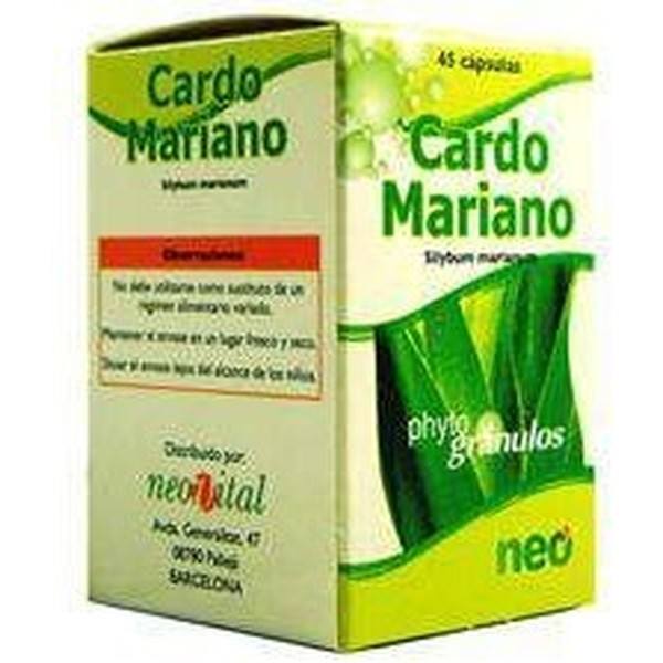 Neo - Milk Thistle Seed Extract 200 mg - 45 Gélules - Améliore l'élimination des toxines