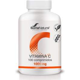 Soria Natural Vitamin C mit verzögerter Freisetzung 100 Kapseln