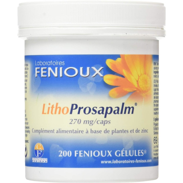 Fenioux Lithoprosapalm 270 Mg X 200 Caps