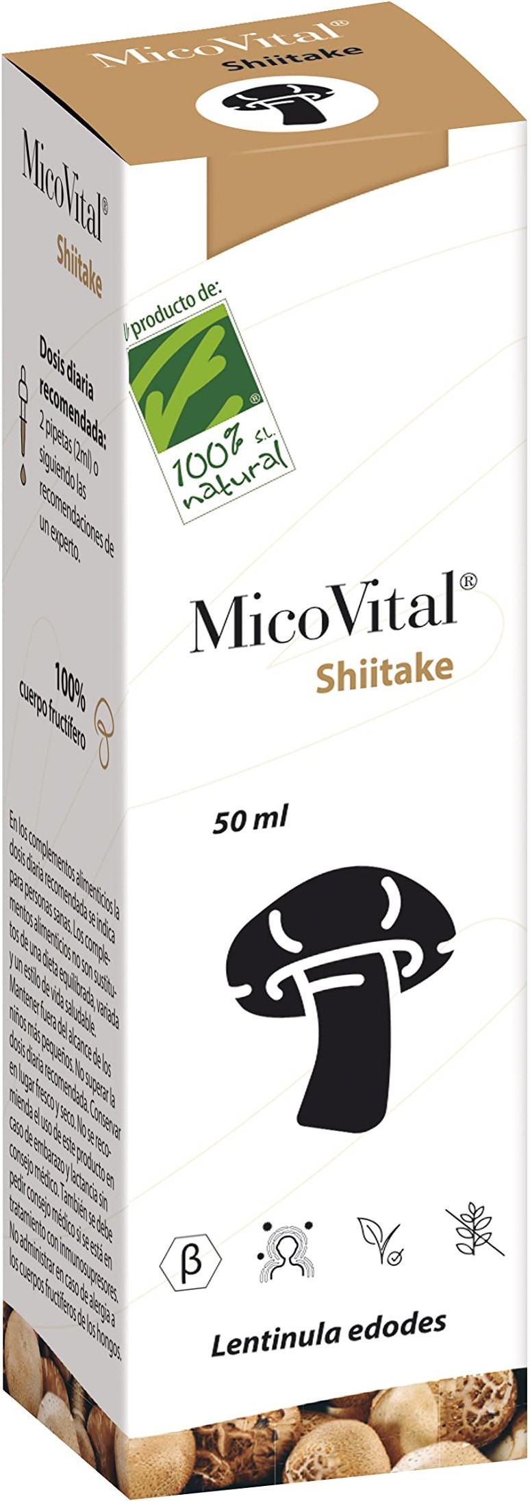 100 % NatÃ¼Rliches Micovital Shiitake 50 Ml-image