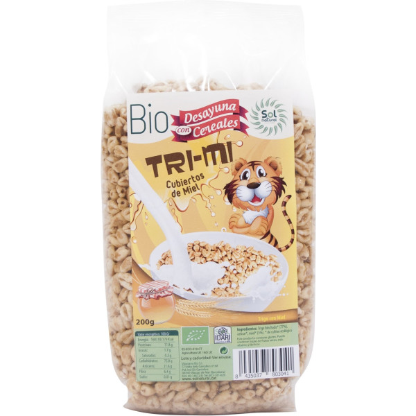 Solnatural Tri-mi Cereali Per Bambini Con Miele Biologico 200 Gr
