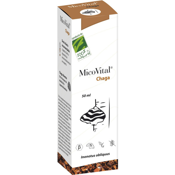 100% Natuurlijke Micovital Chaga 50 Ml