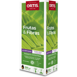 Ortis Frutas & Fibras Acción Suave Jarabe 250 Ml