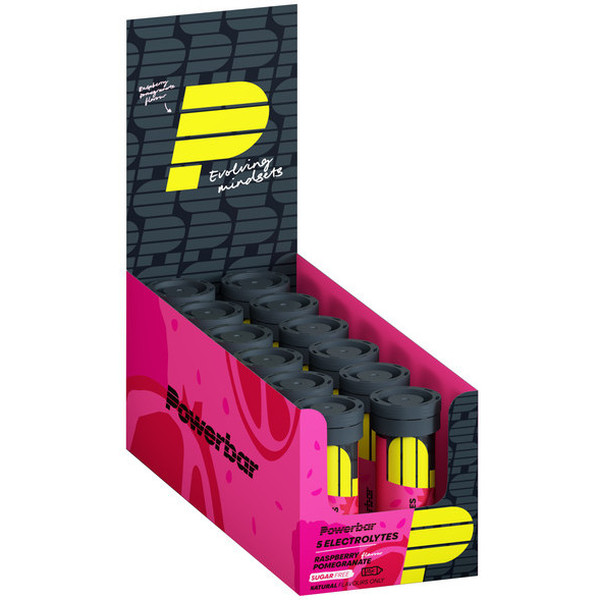 PowerBar 5 Electrolytes con Cafeína 12 tubos x 10 tabletas 