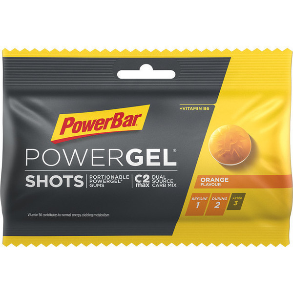PowerBar Power Gel Shots - Gummies Nuovo 1 sacchetto x 60 gr (9 colpi)