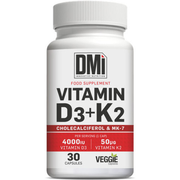 Dmi Nutrition Vitamina D3 + K2 (4000 Iu Vitamina D + 50 µg Vitamina K / Cap) 30 Caps