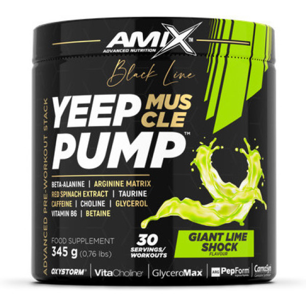Amix Black Line Pre Entreno Yeep Pump 345 Gr