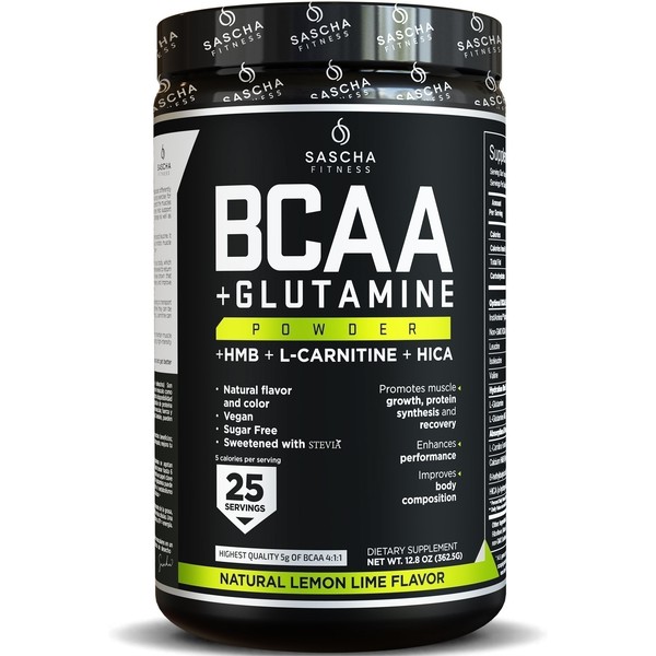 Sascha Fitness Bcaa + Glutamina 362.5 Gr