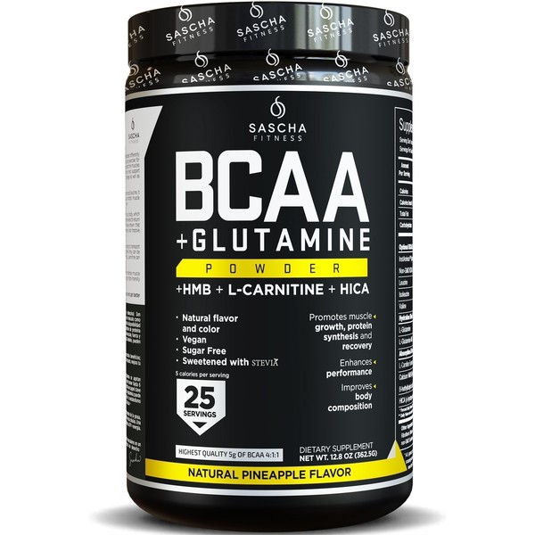 Sascha Fitness Bcaa + Glutamina 362.5 Gr