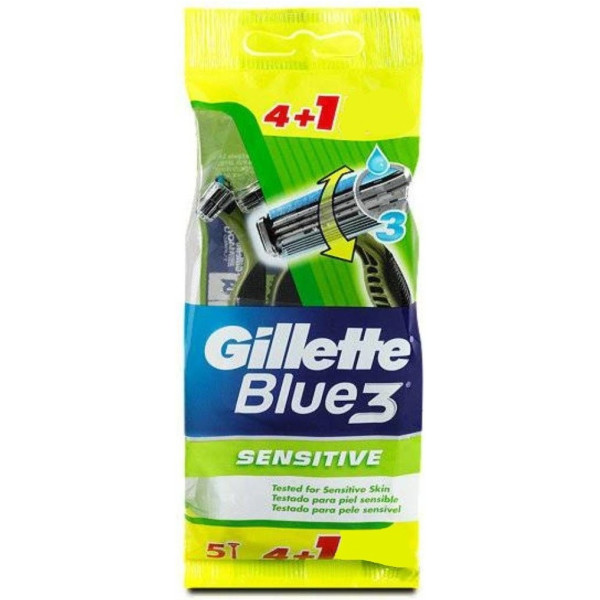 Gillette Blue 3 Sensitive Einweg-Rasierklinge 5 U Man
