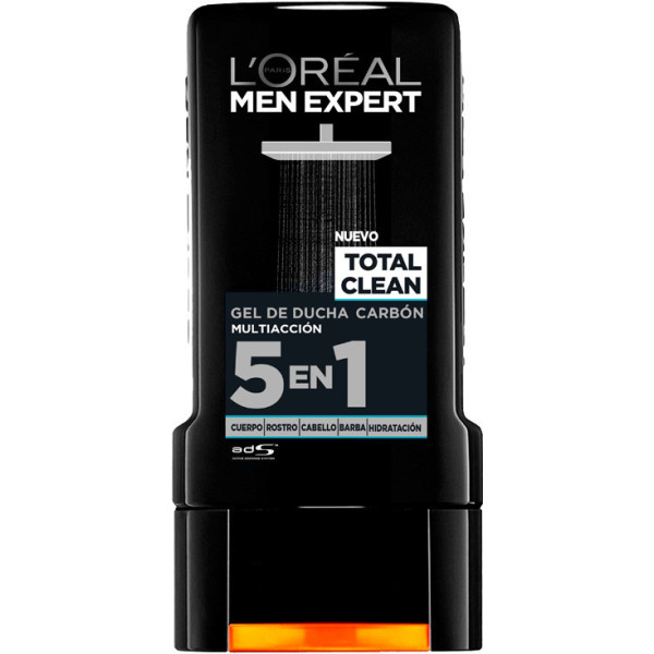 Gel doccia L\'oreal Men Expert Pure Carbon 5 in 1 400 ml uomo