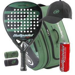 Pacote Bullpadel Pala Vertex Ltd