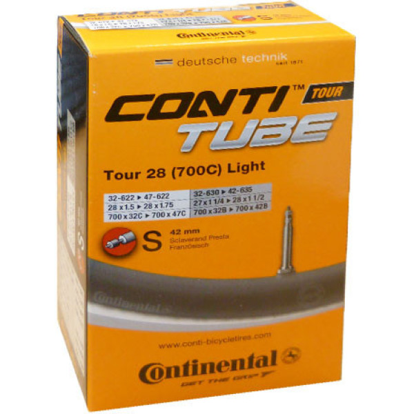 Continental Camara Tour Tube Light 700cx32 - 47 Valvula Presta 42mm