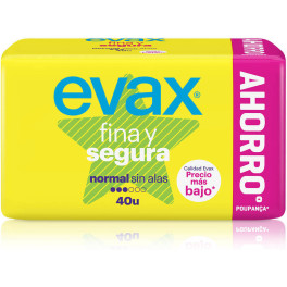 Evax Fina&segura Comprime Normal 40 U Unissex