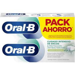 Oral-b Encias Cuidado Intensivo Limpieza Dentífrico Lote 2 X 75 Ml  Unisex