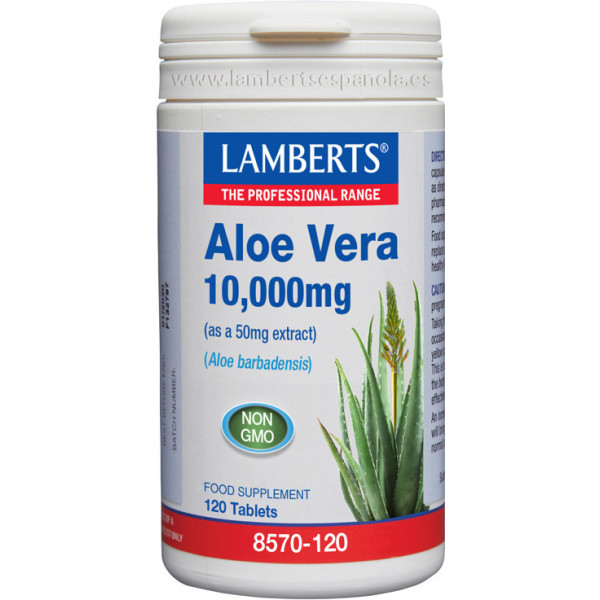 Lamberts Aloe Vera 10.000mg 120 Comprimidos Unisex