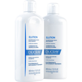 Ducray Elucion Anti-Caspa Rebalance Shampoo Promo 2 X 400 Ml Unissex