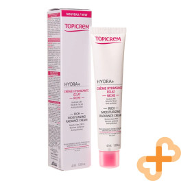 Topicrem Hydra+ Rich Illuminating Moisturizing Cream 40 ml Unisex