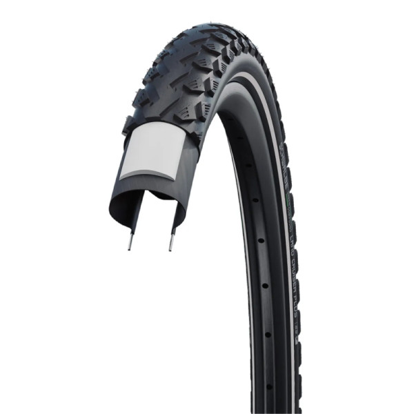 Schwalbe Cubierta Land Cruiser Plus 28x2.00 Hs450 Active Punctureg. Twinskin Rig. Negro Refl. 50-622