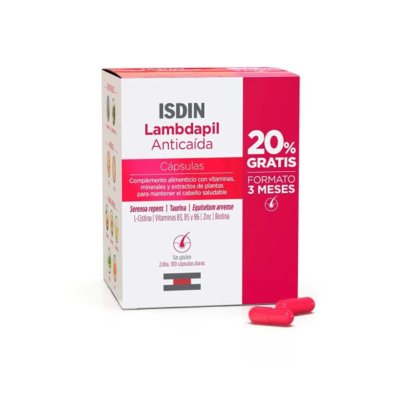 Isdin Lambdapil Anticaída 180 Cápsulas Unisex