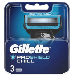 Gillette Fusion Proshield Chill Cargador 3 Recambios Hombre
